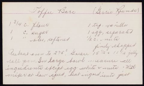 Toffee Bars