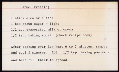 Carmel Frosting