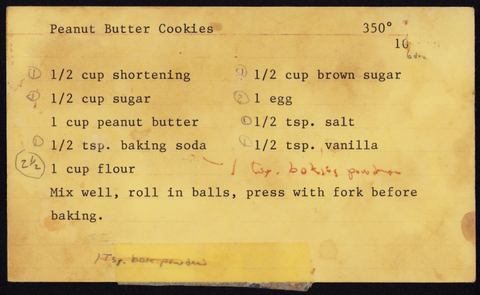 Peanut Butter Cookies