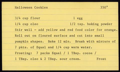 Halloween Cookies