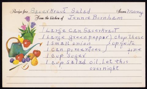 Sauerkraut Salad