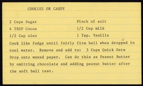 Cookies Or Candy
