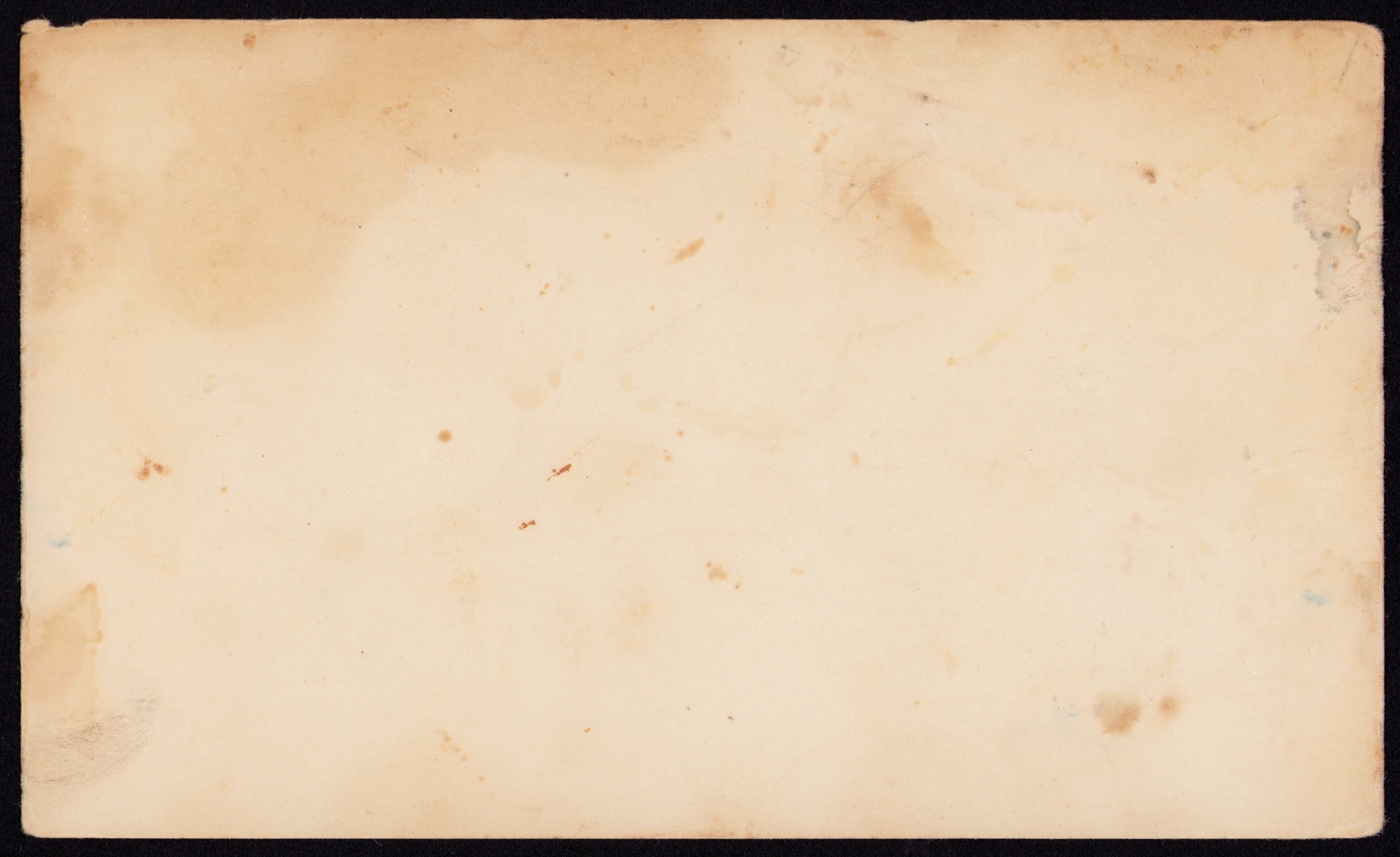 Chocolate Cake — back of the card