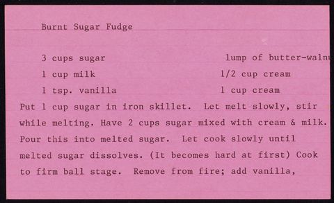 Burnt Sugar Fudge