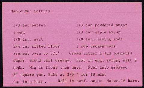 Maple Nut Softies
