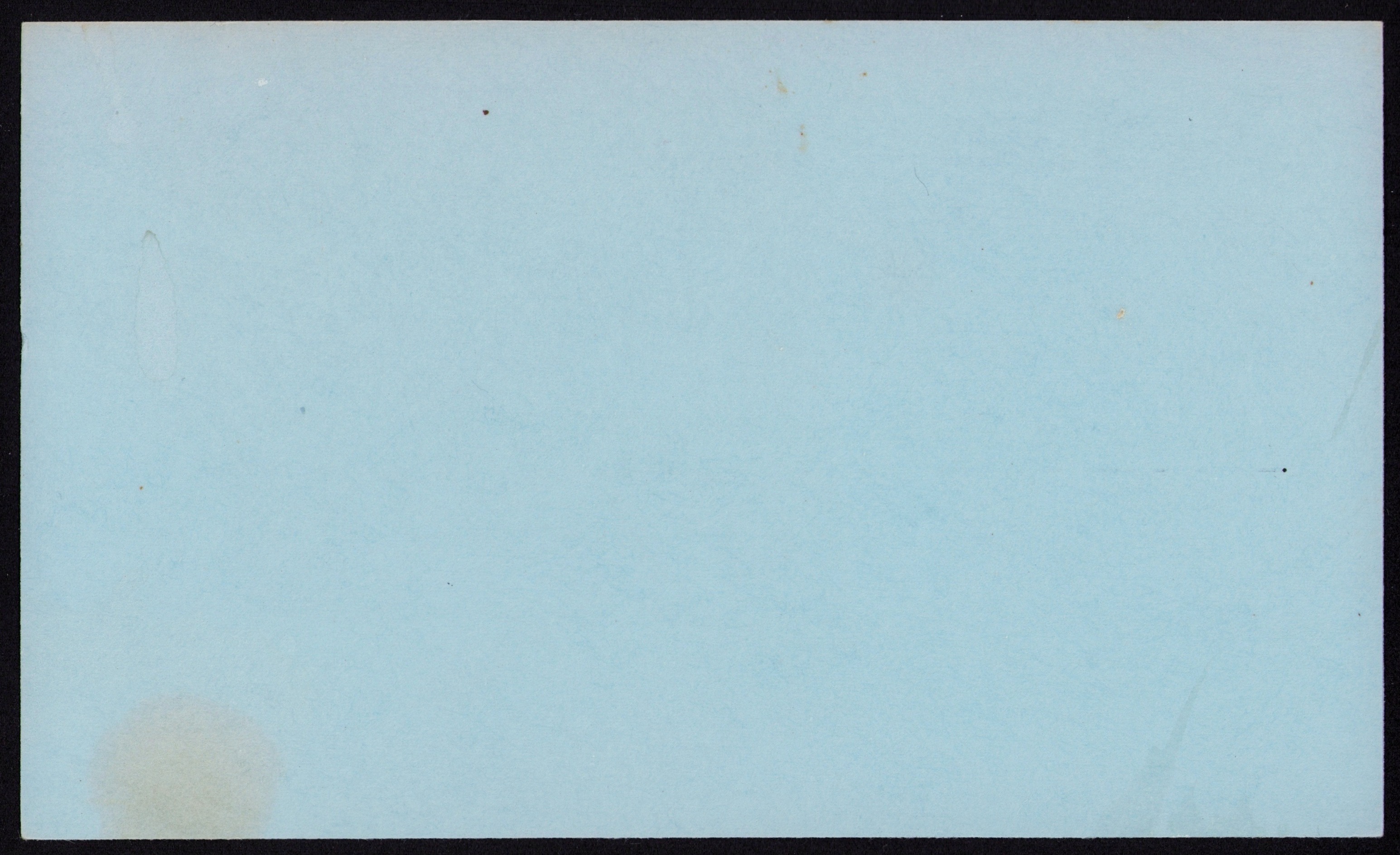Frosting for Banana Cake — back of the card