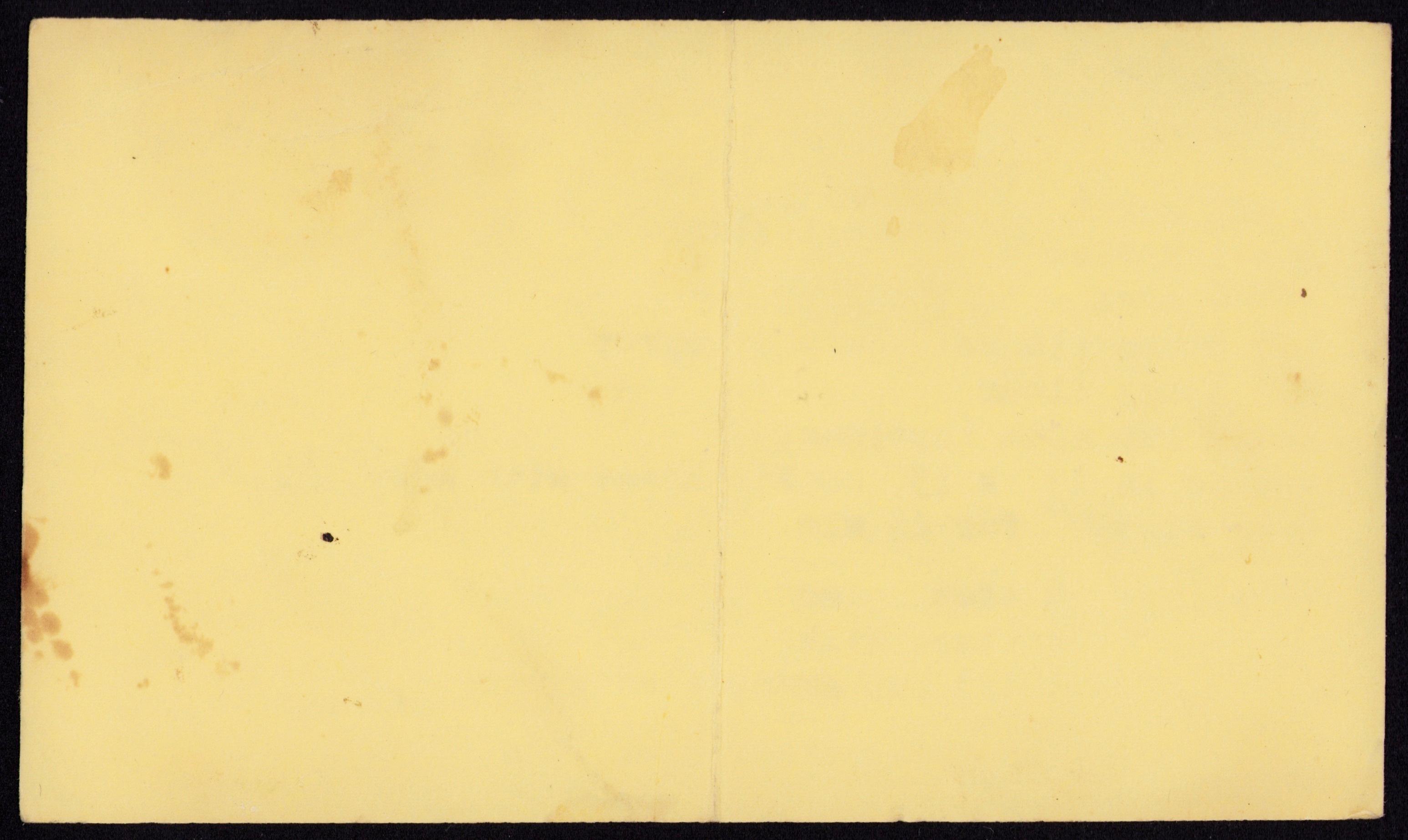 Brownies — back of the card