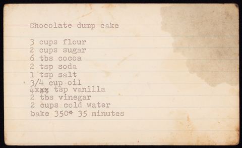 Chocolate dump cake
