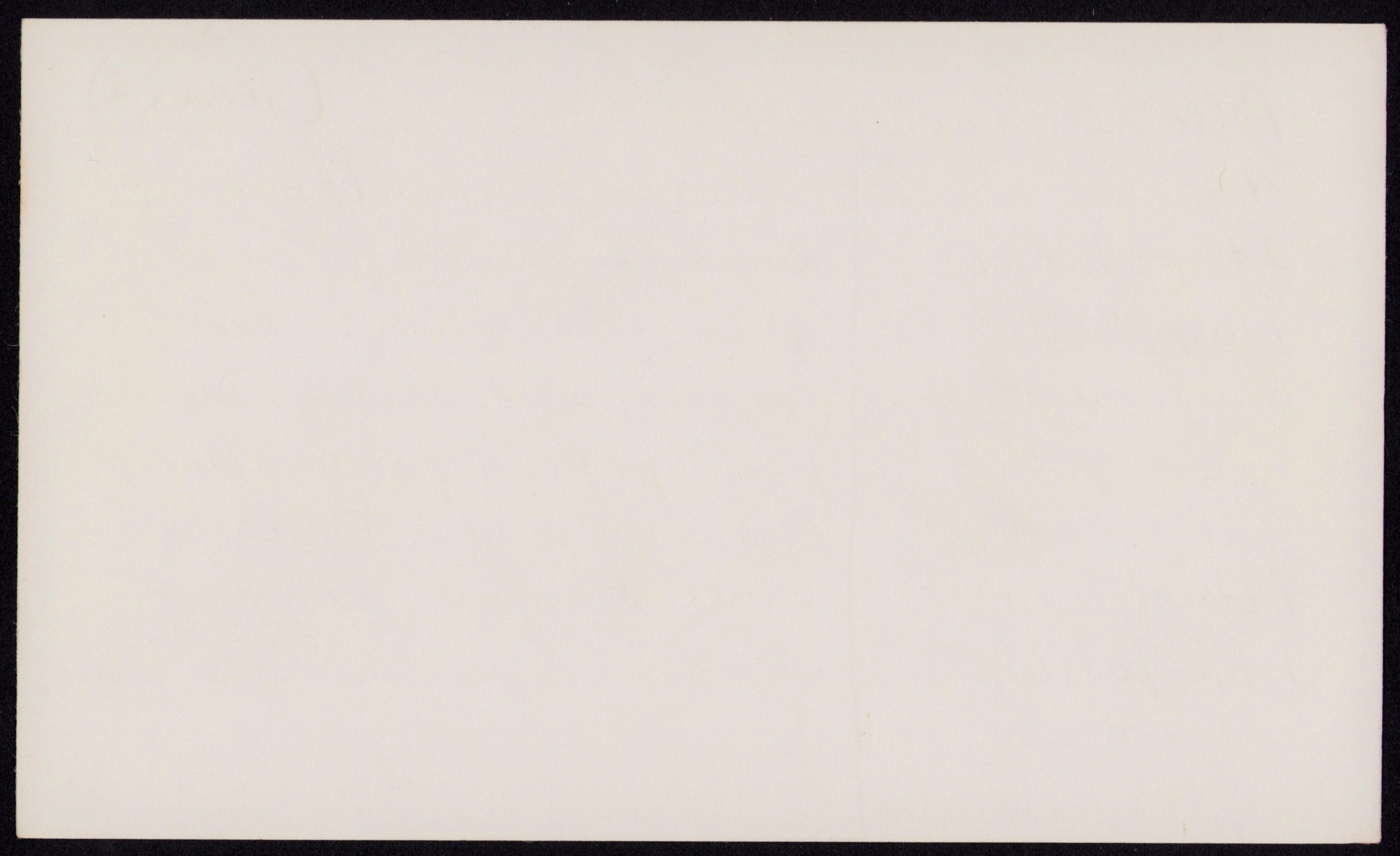 Pollo alla Cacciatora — back of the card