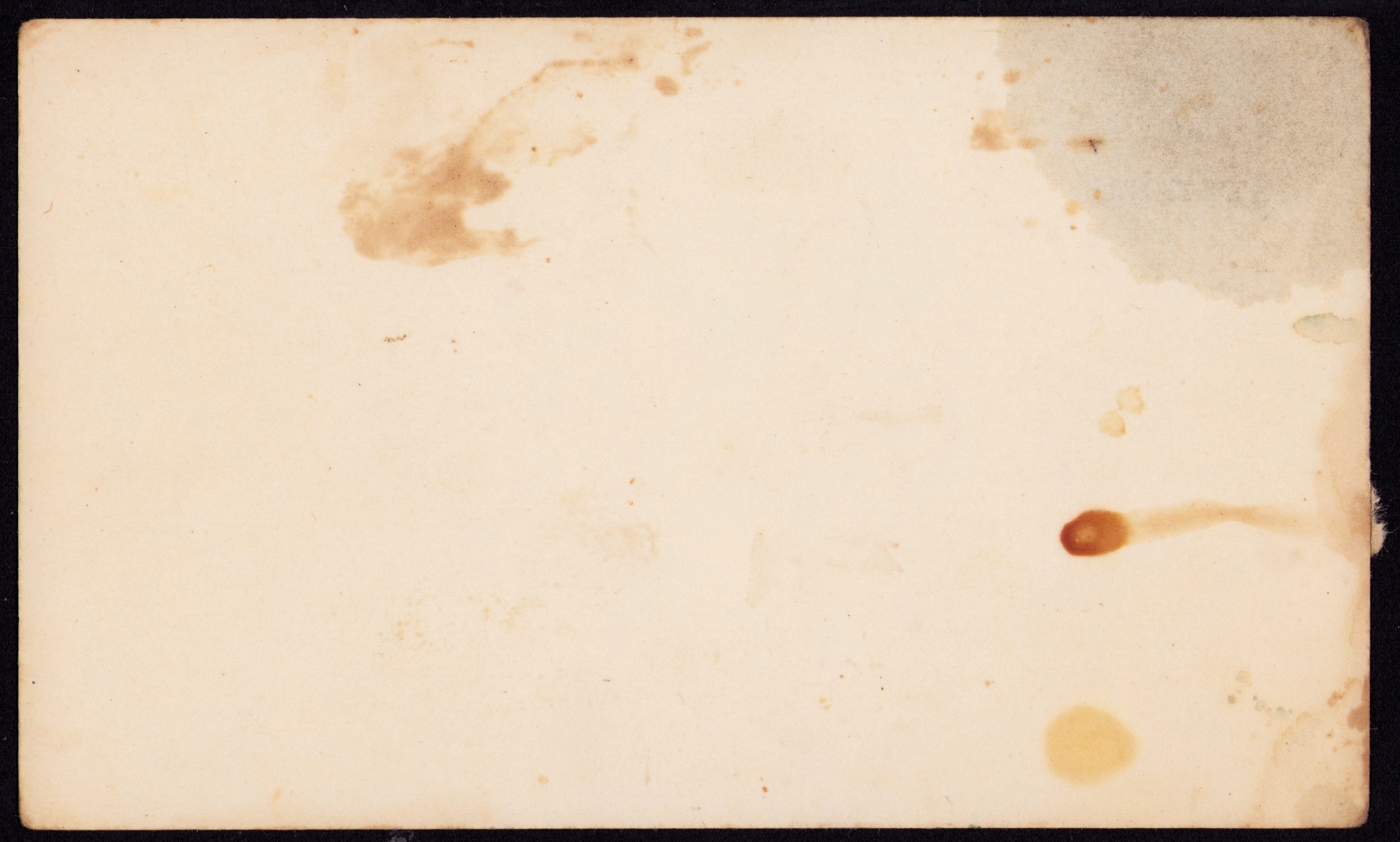 Grandma Agle's Fried Cakes — back of the card