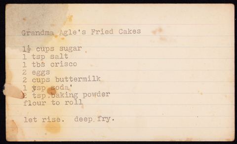 Grandma Agle's Fried Cakes