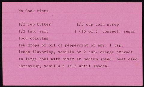 No Cook Mints