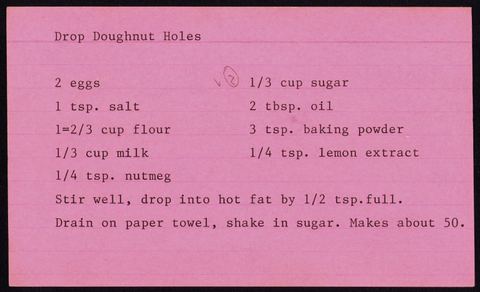 Drop Doughnut Holes