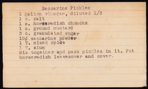 Saccarine Pickles