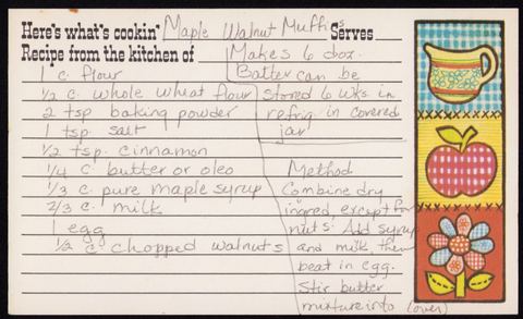 Maple Walnut Muffins