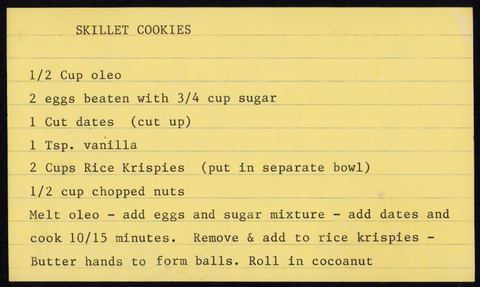 Skillet Cookies