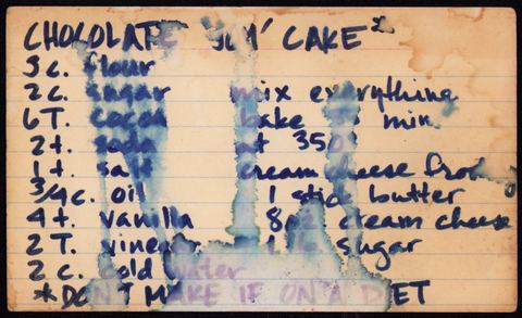 CHOLCOLATE [illegible] CAKE²
