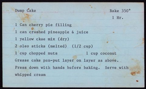 Dump Cake