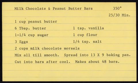 Milk Chocolate & Peanut Butter Bars