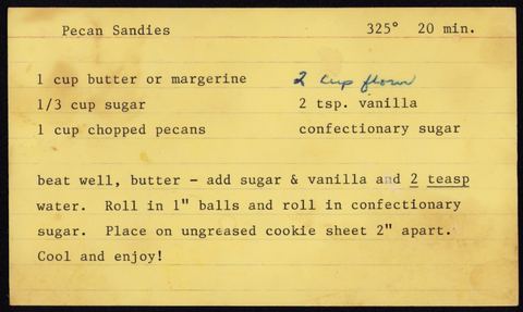 Pecan Sandies