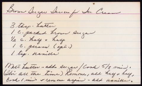 Brown Sugar Sauce for Ice Cream