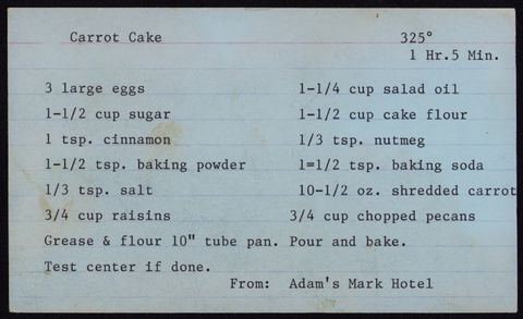 Carrot Cake