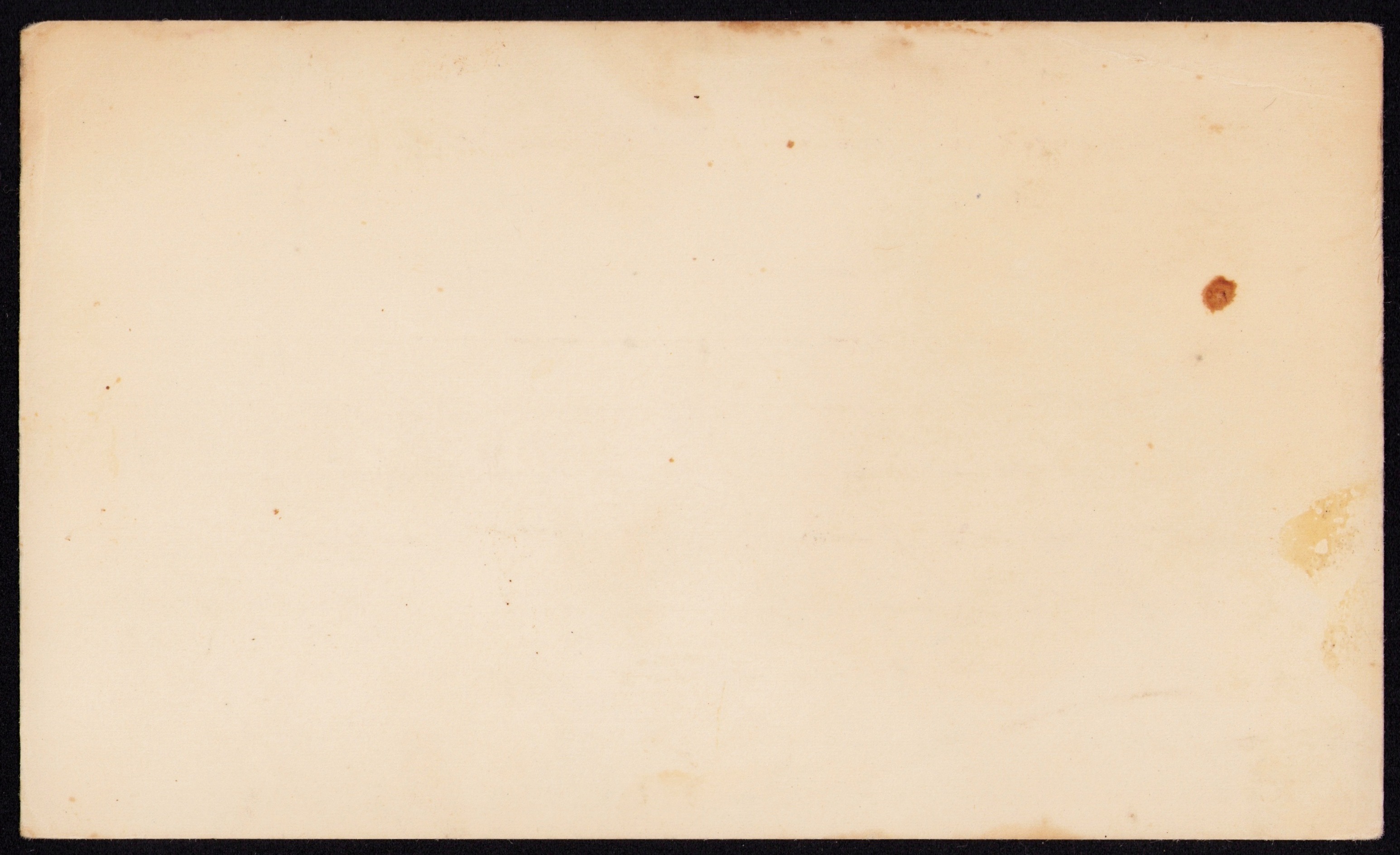 Apple Crumb Pie — back of the card