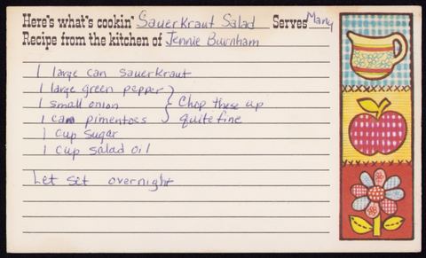 Sauerkraut Salad