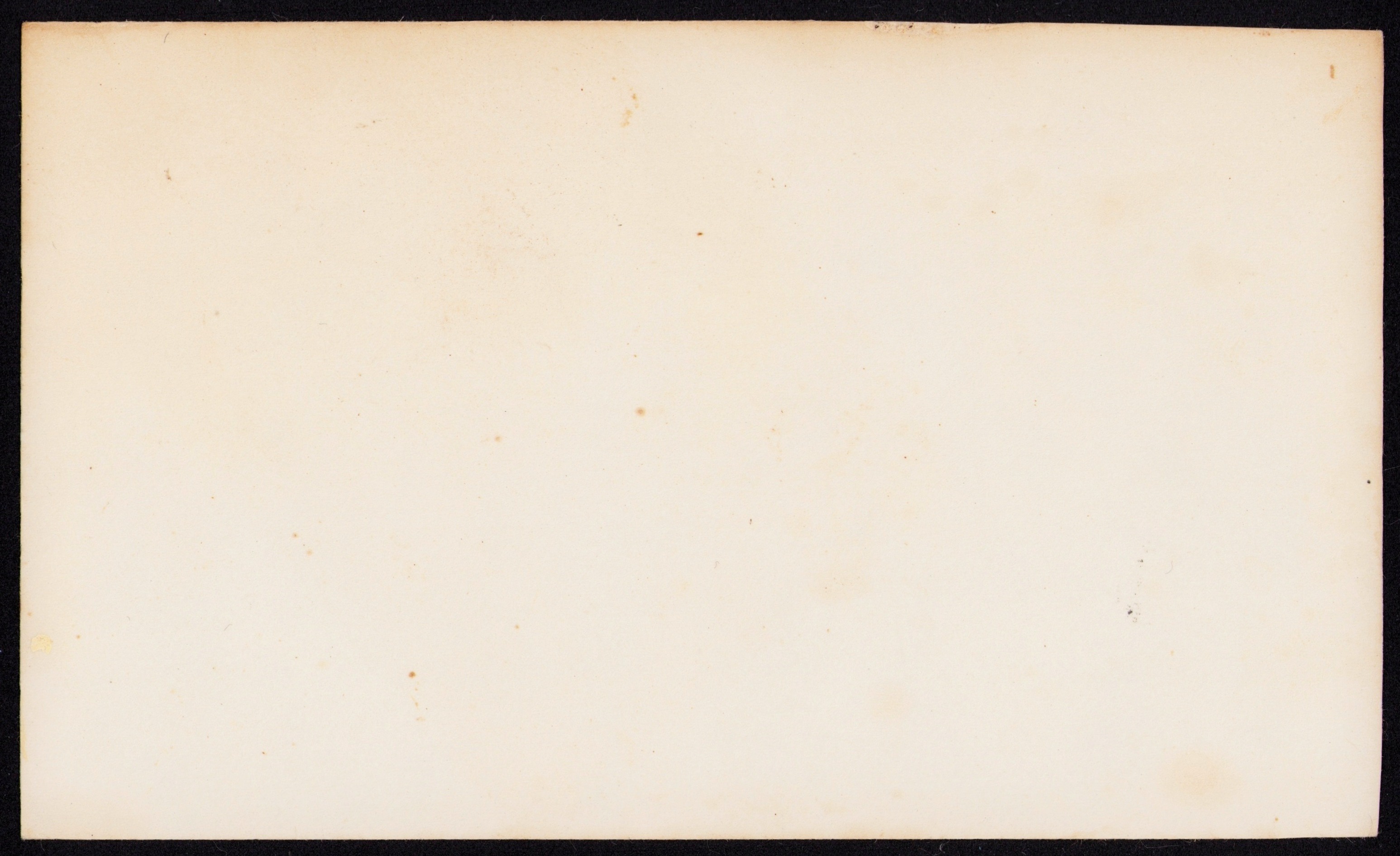 German Frosting — back of the card