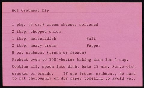 Hot Crabmeat Dip
