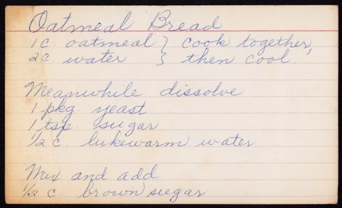 Oatmeal Bread