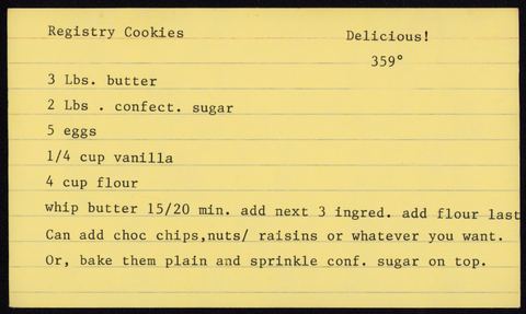 Registry Cookies